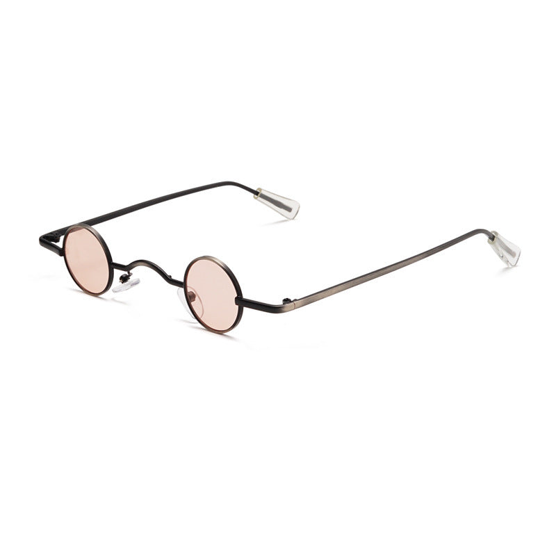 Retro Mini Sunglasses Round Men Metal - Gymjunior