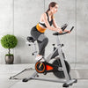 Indoor Stationary Cycling Bike – Belt-Driven Smooth Ride with LCD Monitor & Oversized Soft Saddle - Gymjunior