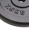 Weight Plates 4 pcs 7.5 kg Cast Iron - Gymjunior