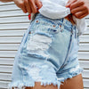 Women Printed Spring Summer Denim Shorts - Gymjunior